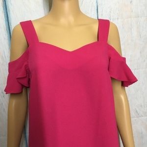 KUT FROM THE KLOTH Women Cold Shoulder Top Sz  S